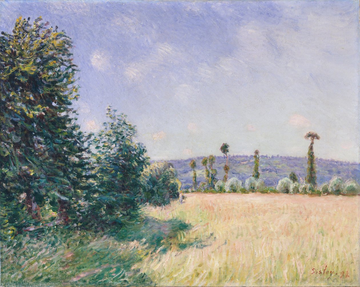 Prés de Sahurs au soleil du matin, 1894 - Alfred Sisley
