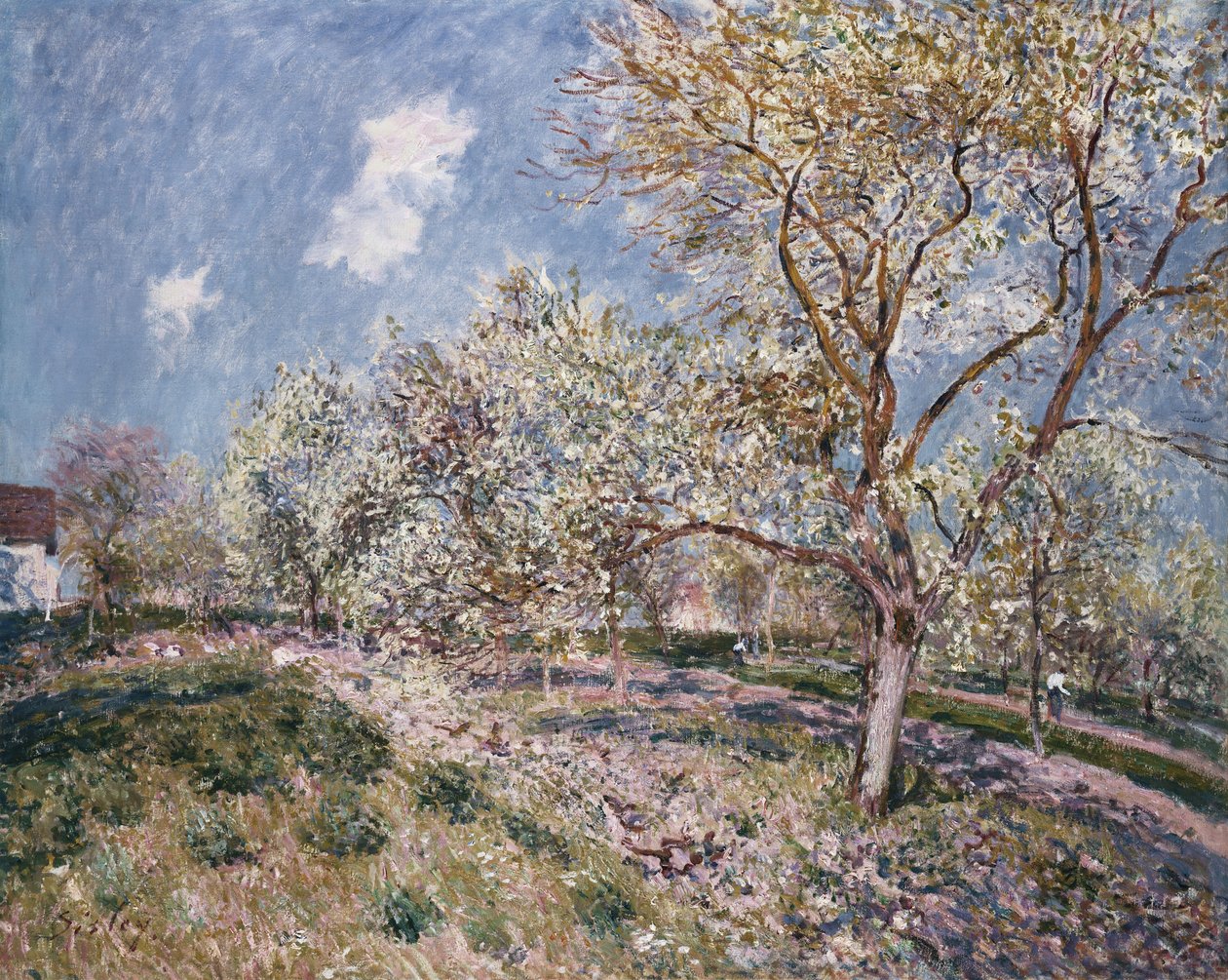Printemps à Veneux - Alfred Sisley