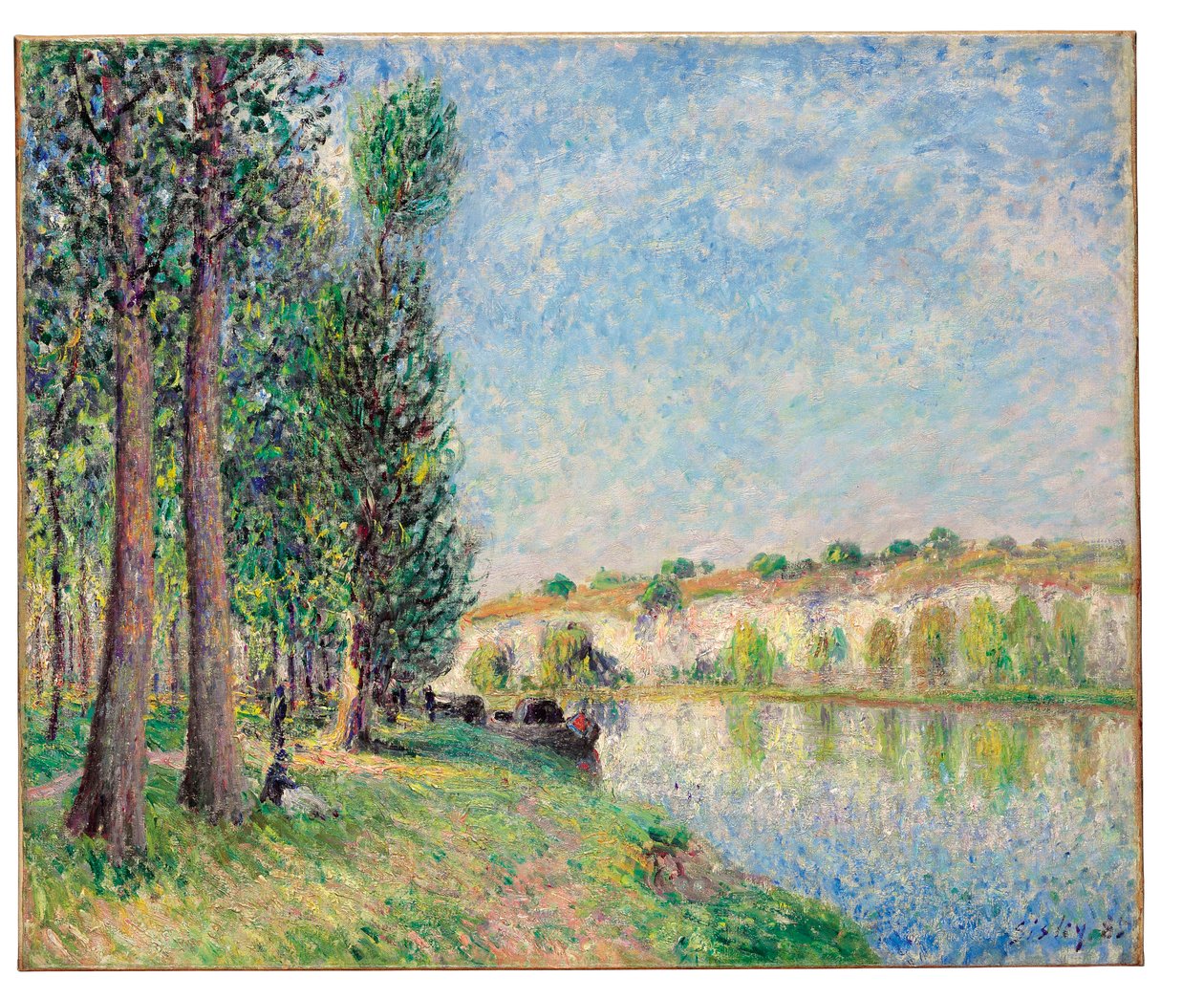 Le Loing à Moret, 1885 - Alfred Sisley