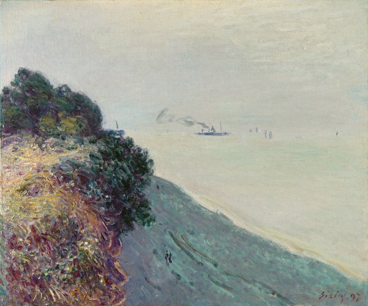La côte galloise - Alfred Sisley