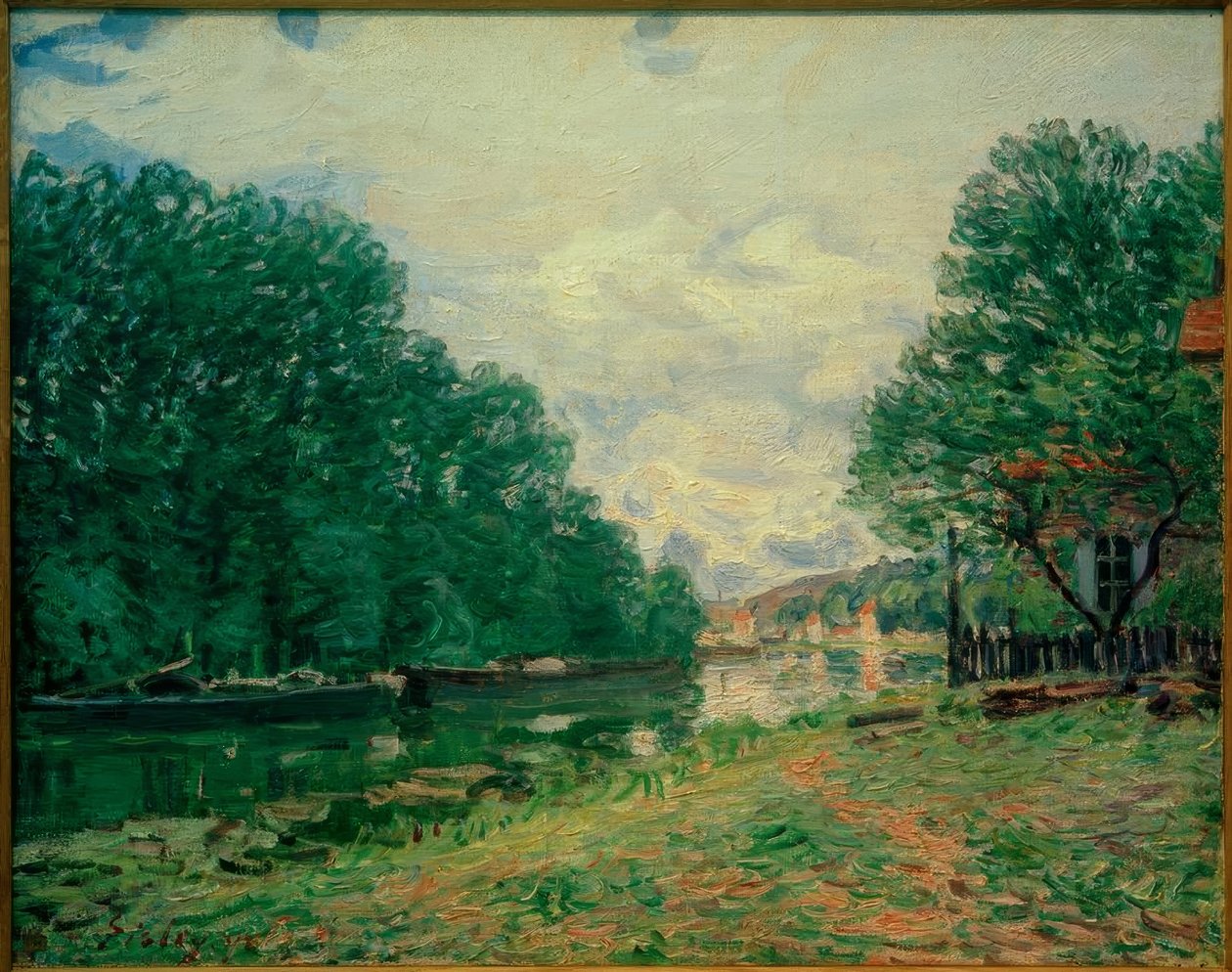 Virage du Loing - Alfred Sisley