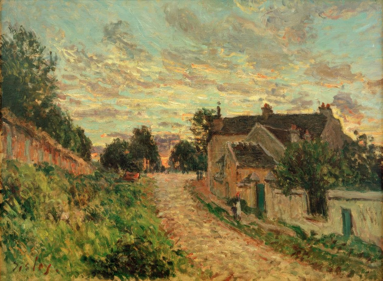 Un chemin à Louvecienne - Alfred Sisley