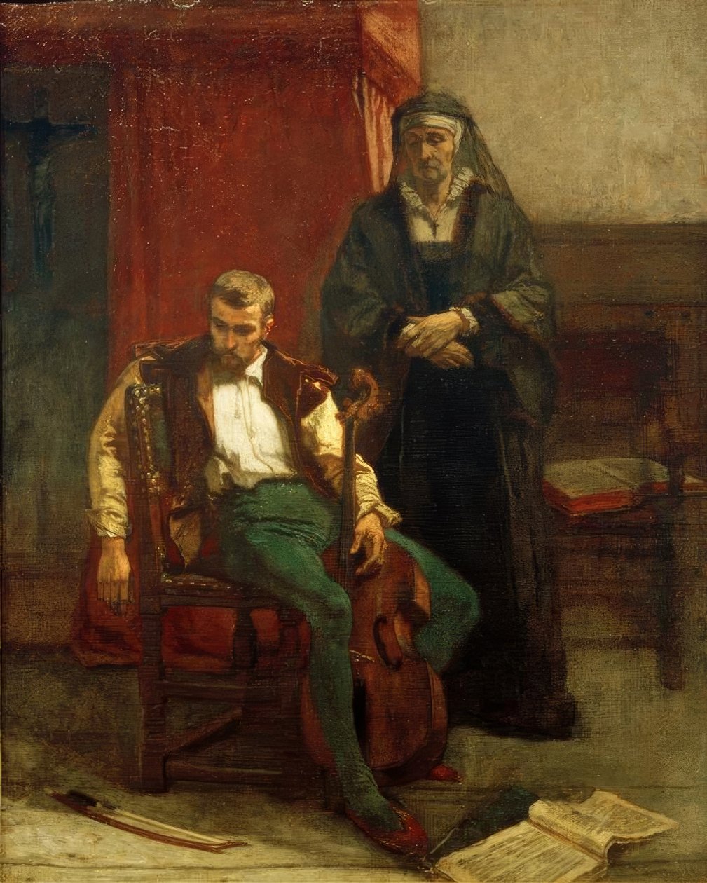 (Du musicien) Abattement - Alfred Emile Stevens