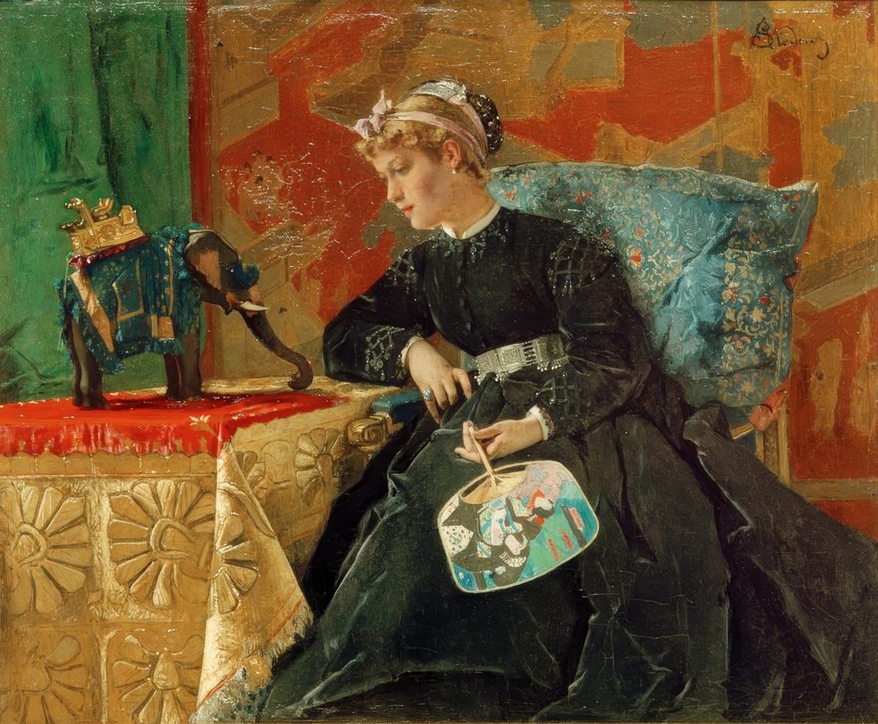 Indien à Paris - Alfred Emile Stevens