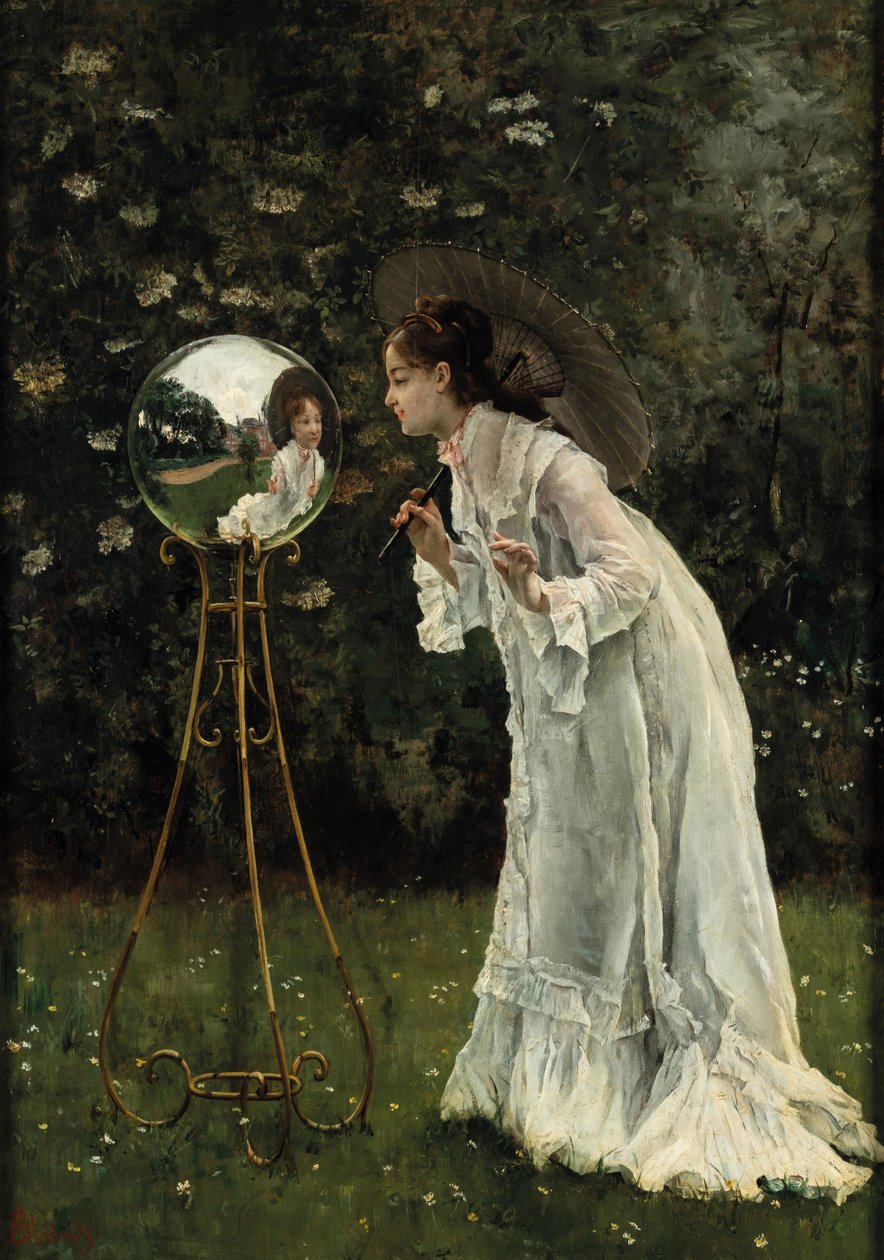 La Boule Argentée - Alfred Emile Stevens