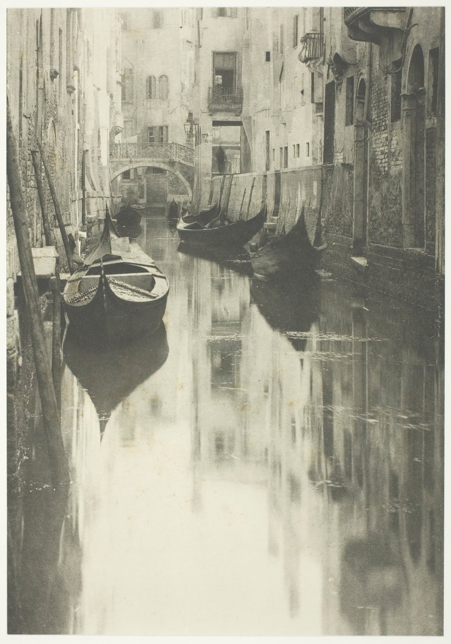 Un canal vénitien, 1894, imprimé 1897 - Alfred Stieglitz