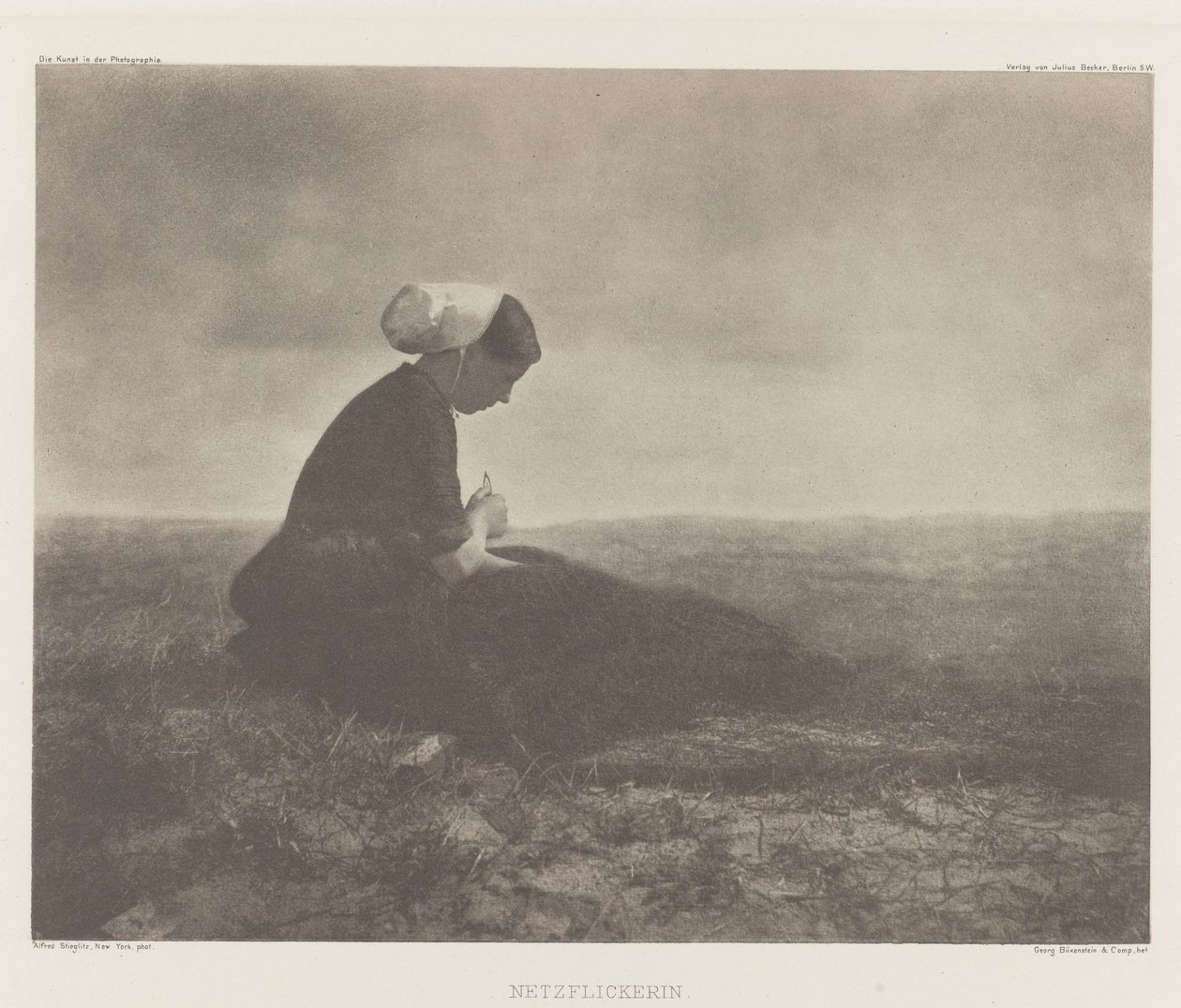 Réparatrice de filets, Katwijk 1894 - Alfred Stieglitz