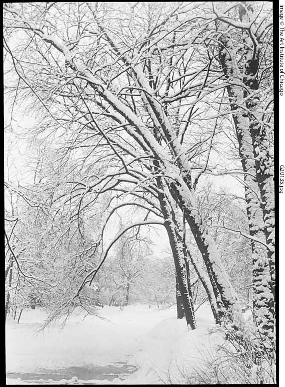 Paysage enneigé, Berlin - Alfred Stieglitz
