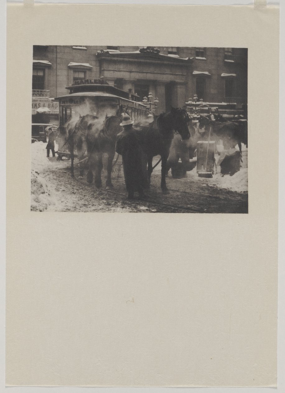 Le Terminal, 1893 imprimé en 1911 - Alfred Stieglitz