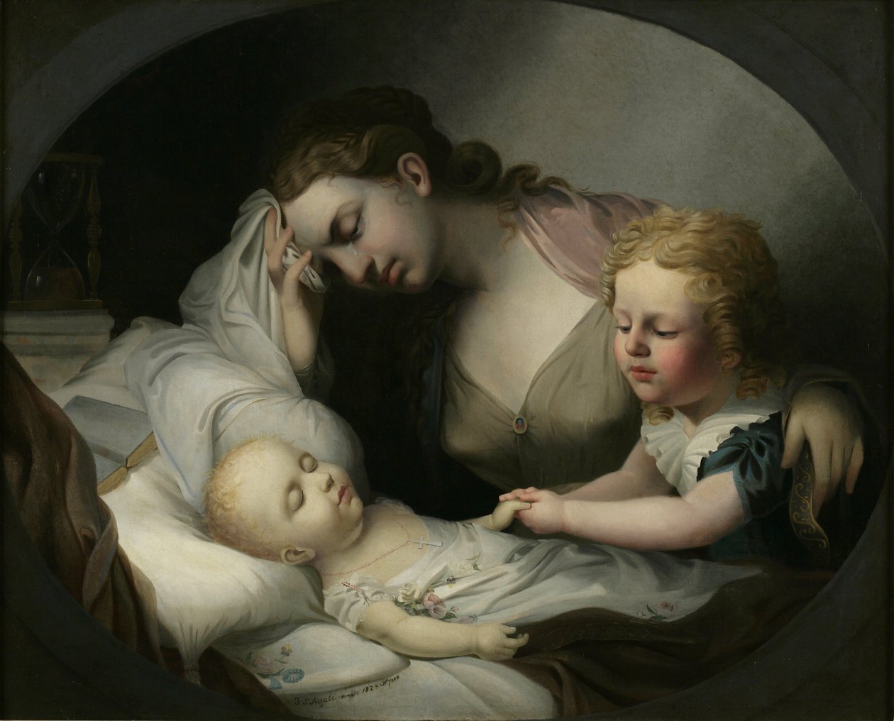 Mère pleurant son enfant - Alfred Thomas Agate