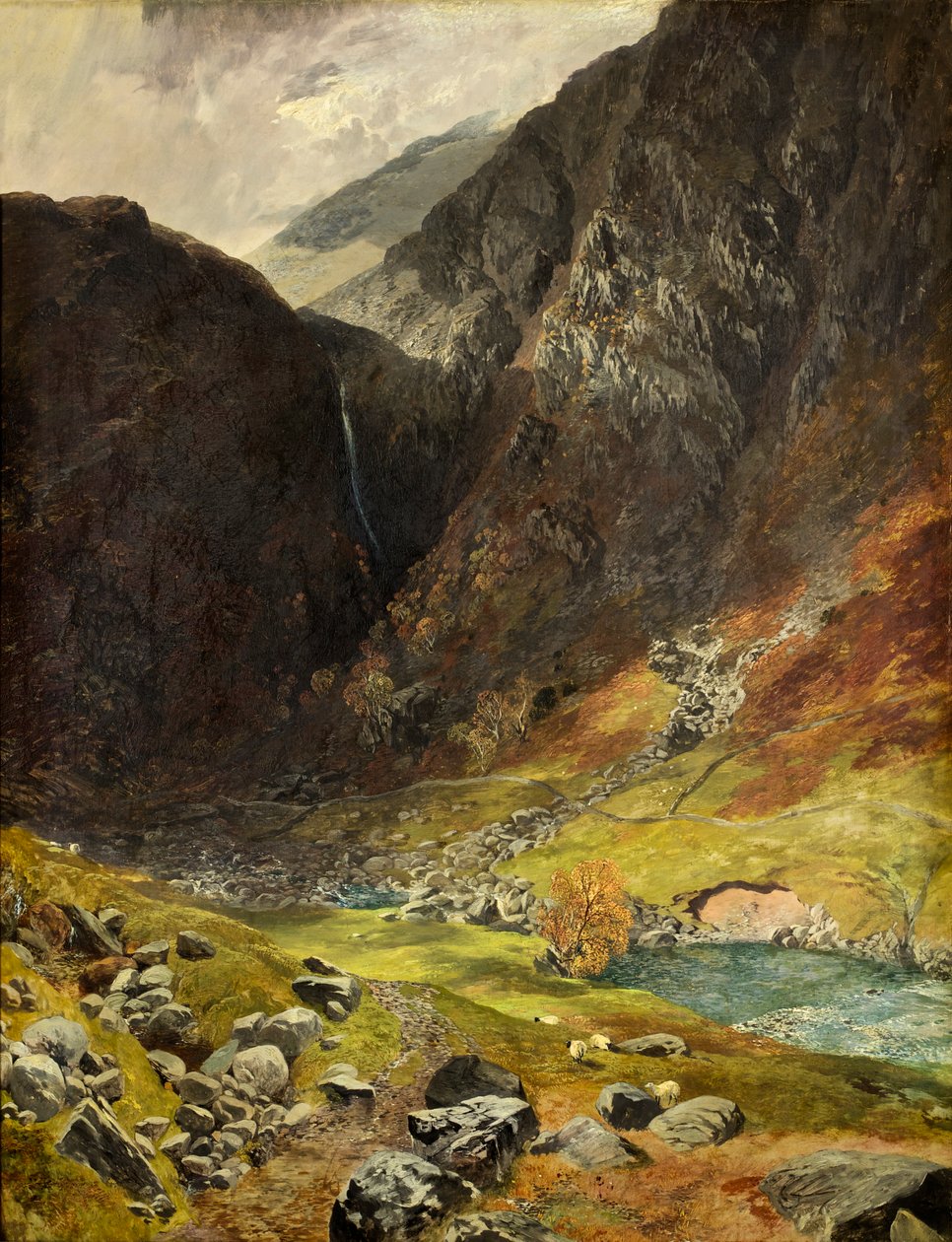 Styhead Pass, Borrowdale, 1854 - Alfred William Hunt