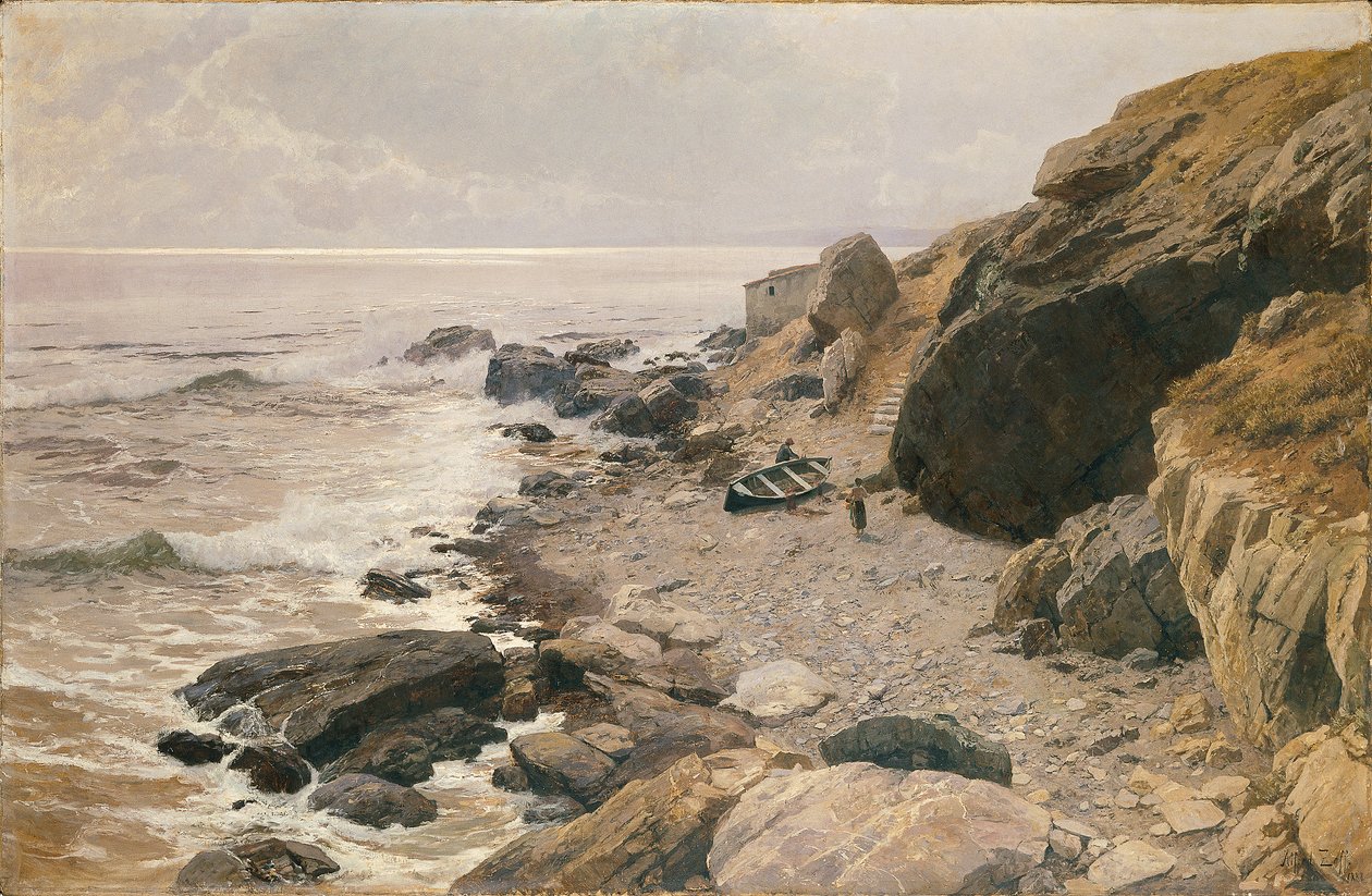 Sur la Riviera (côte rocheuse) - Alfred Zoff
