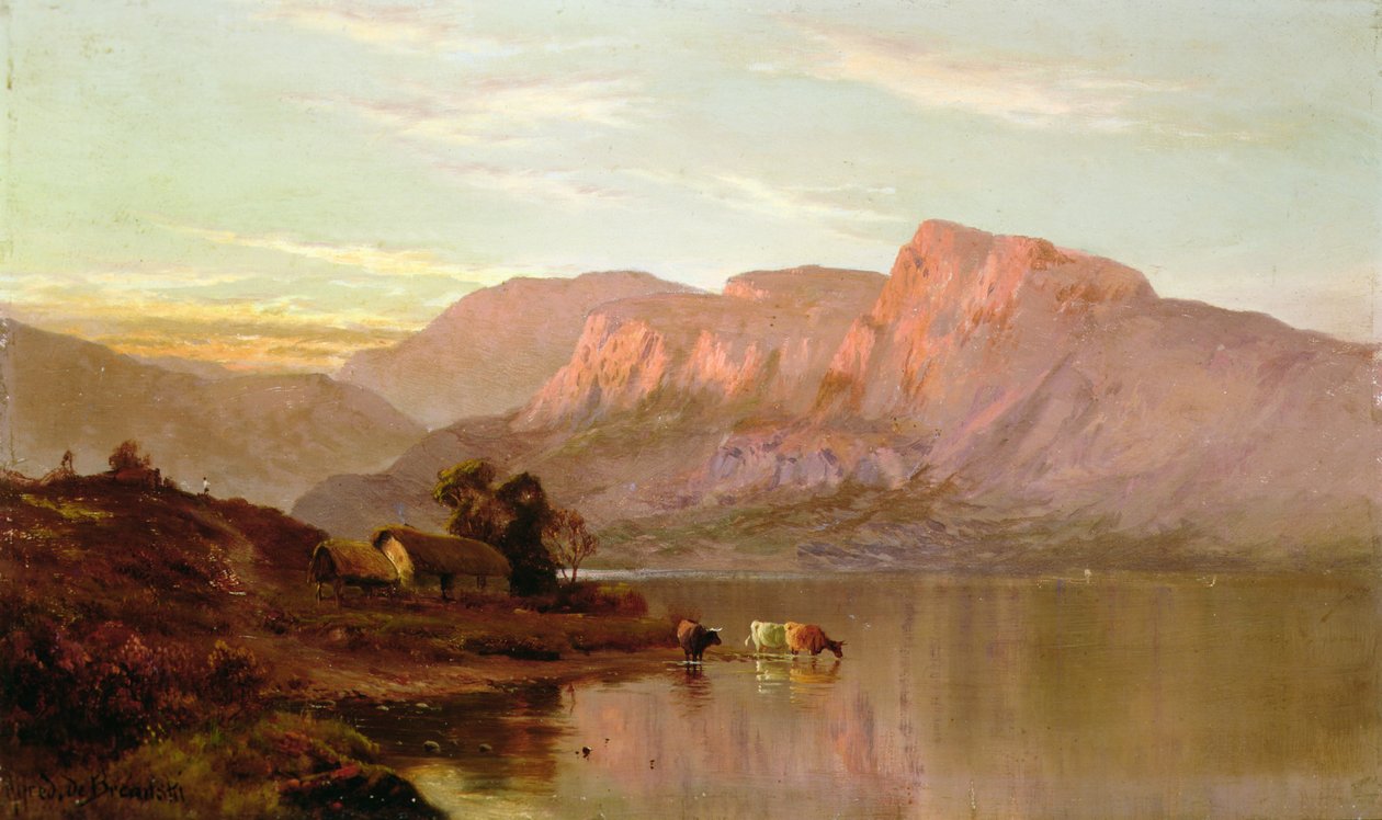Stroulacher, Loch Katrine - Alfred de Breanski