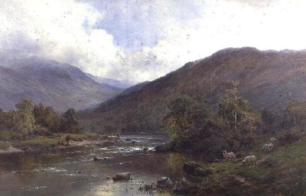 La Dee près de Balmoral - Alfred de Breanski