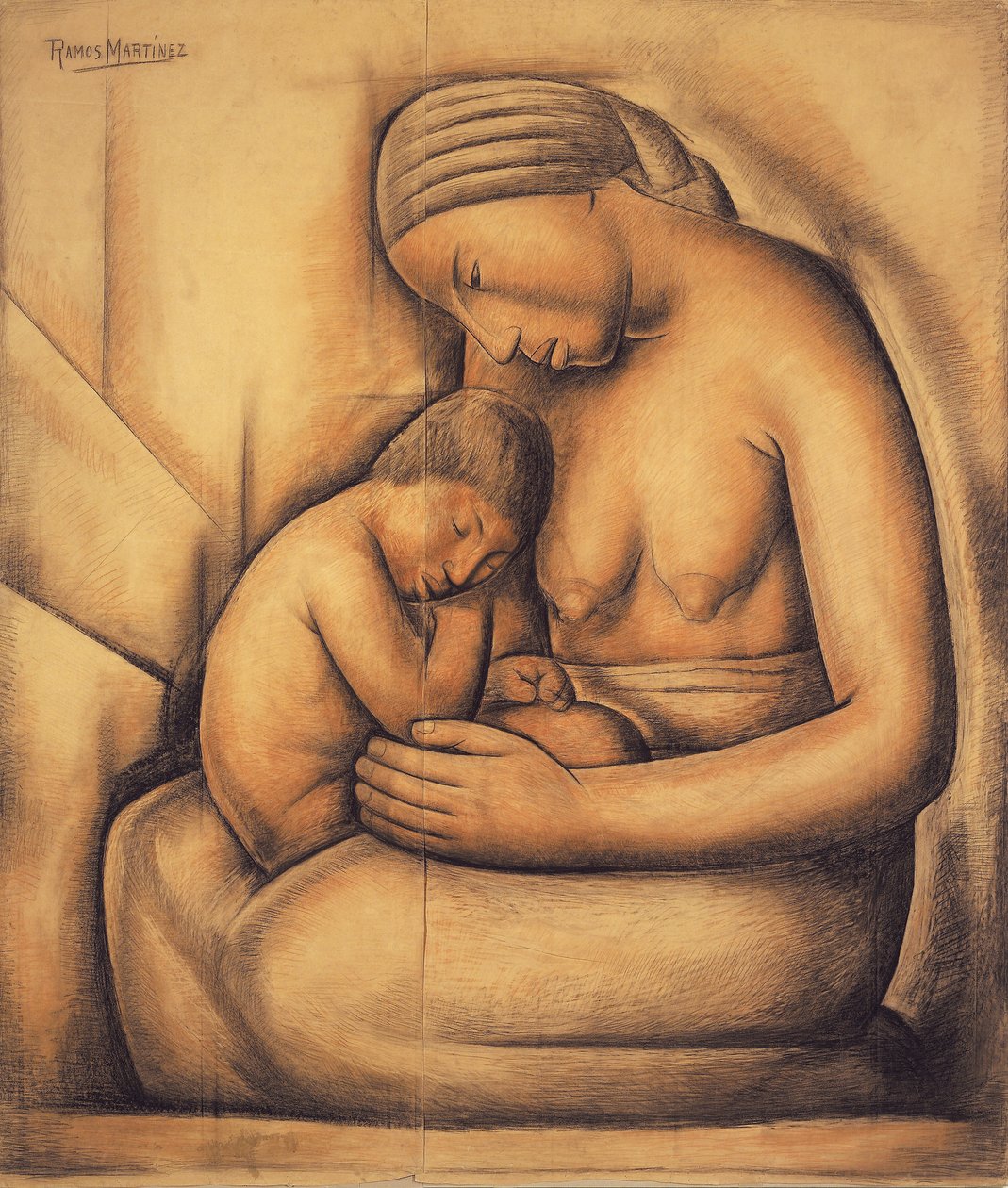 Mère indienne, vers 1936 - Alfredo Ramos Martinez