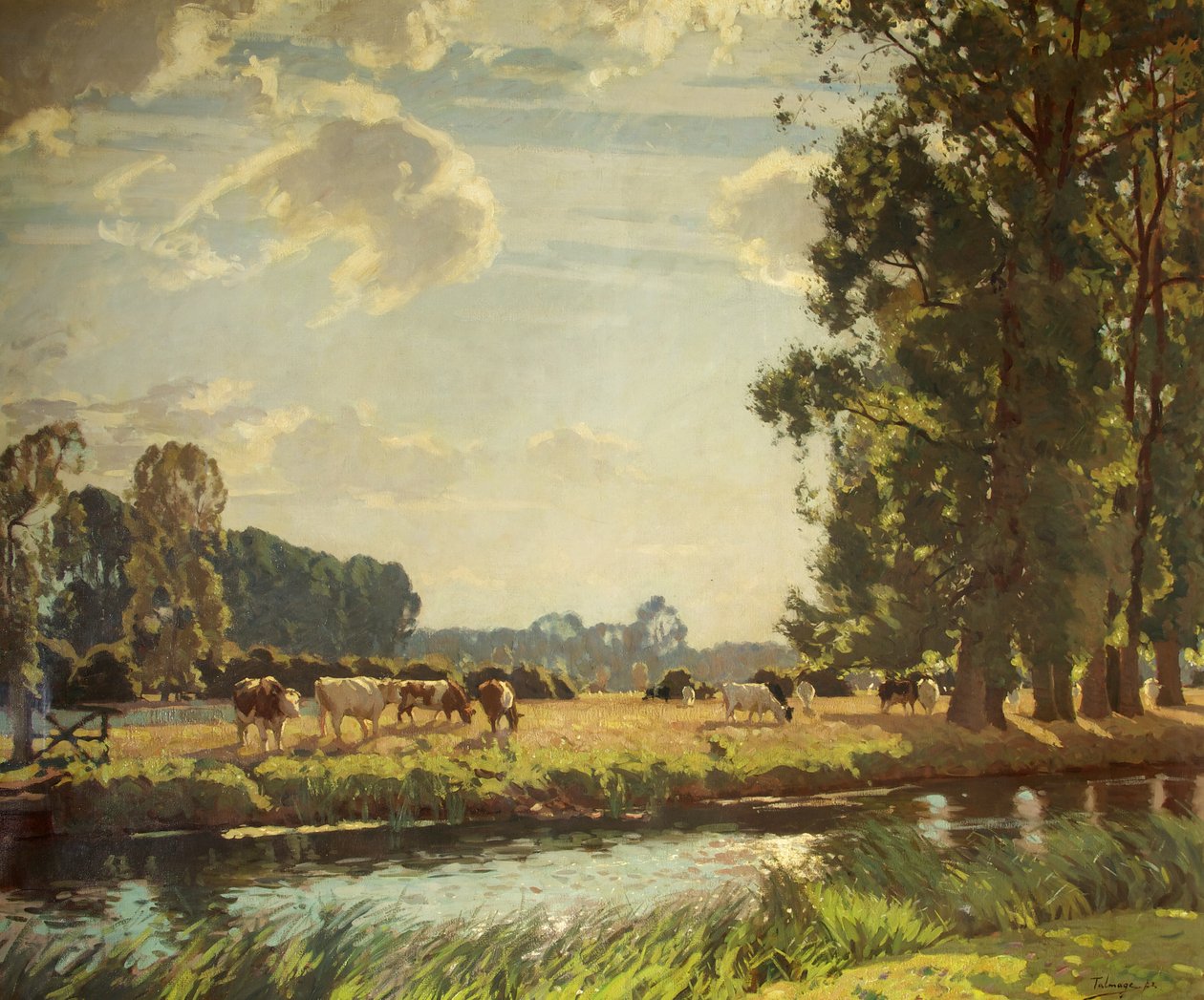 Paysage de Dedham - Algernon Mayow Talmage