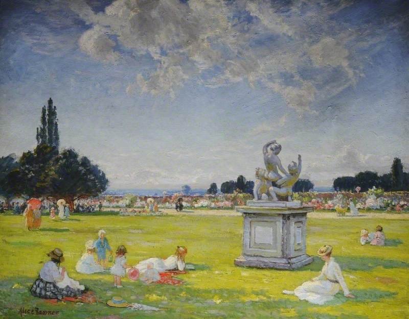 Été à Hampton Court - Alice Maud Fanner