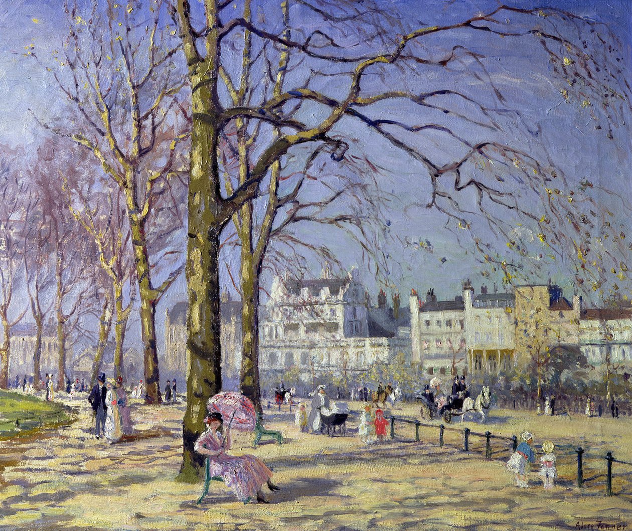Printemps à Hyde Park - Alice Maud Fanner