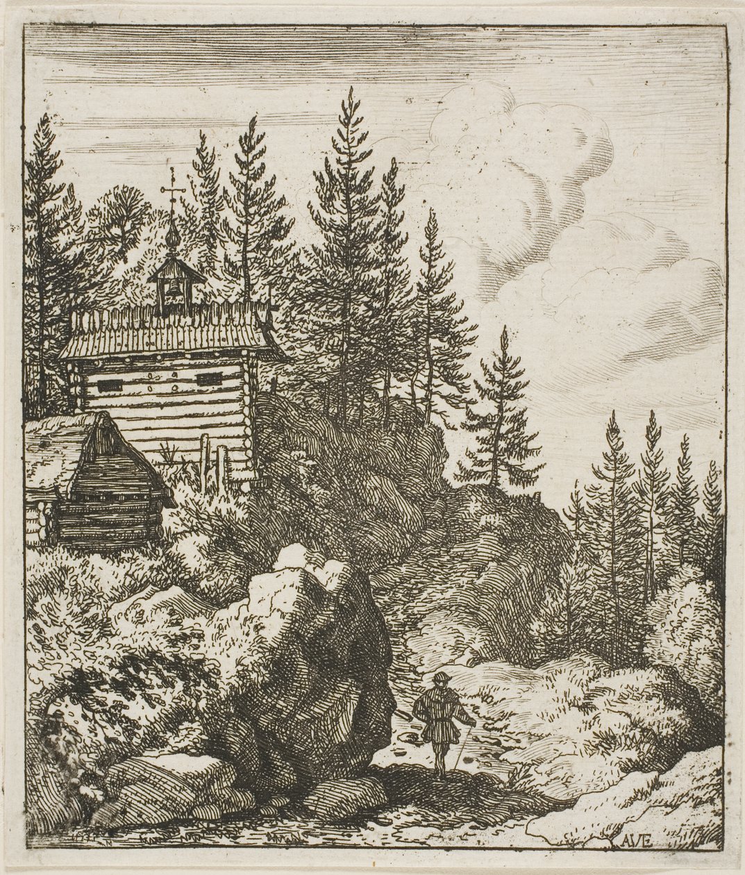 La chapelle - Allaert van Everdingen