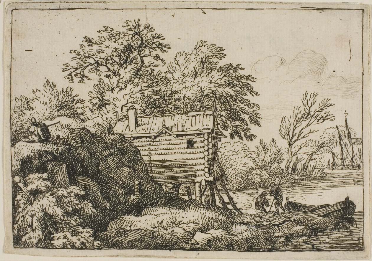 Le bateau du pêcheur - Allaert van Everdingen
