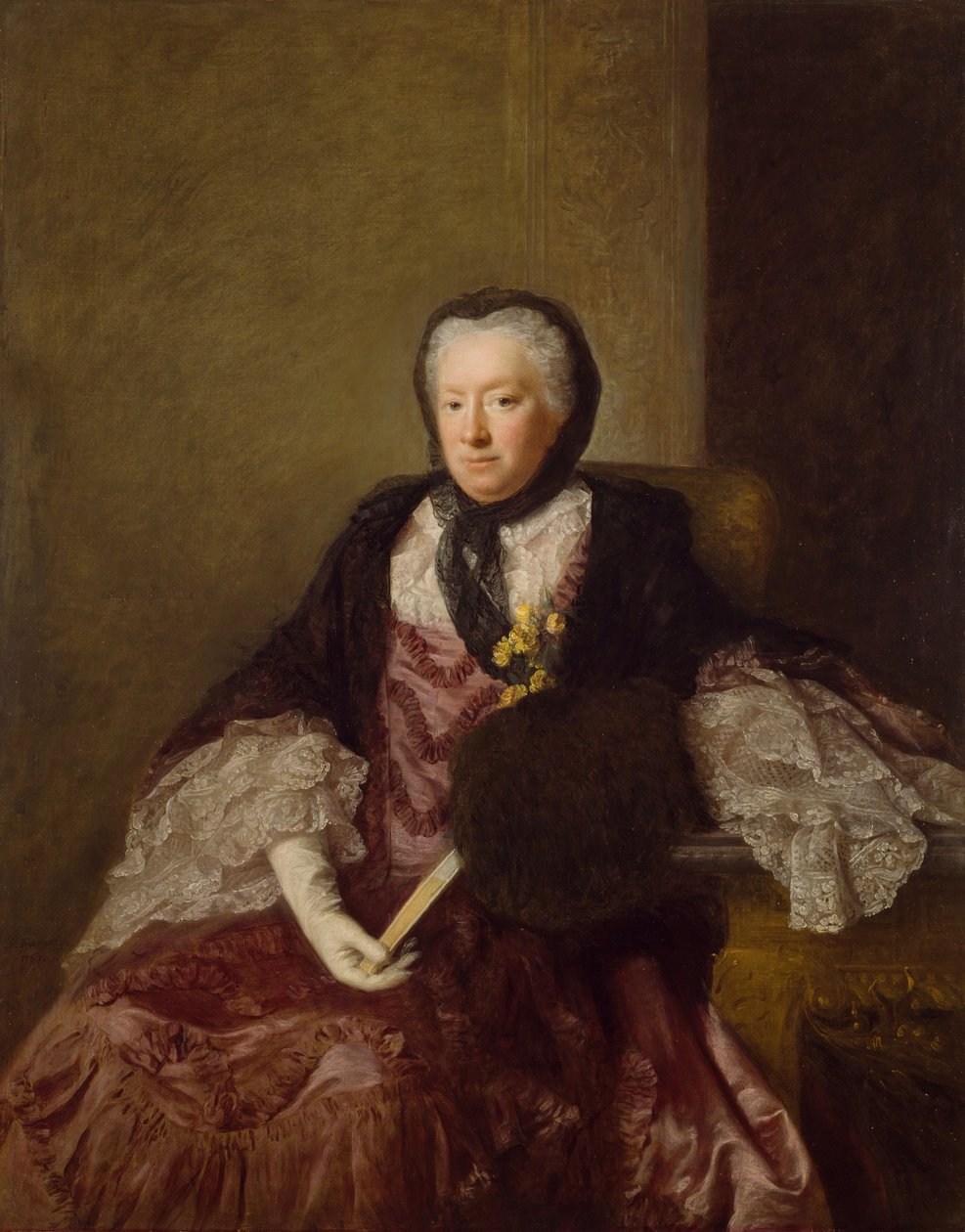Portrait de Mme Mary Martin - Allan Ramsay