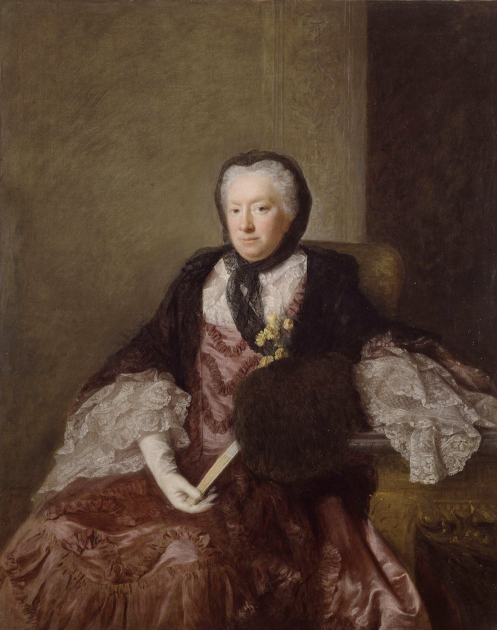 Portrait de Mme Mary Martin, 1761 - Allan Ramsay