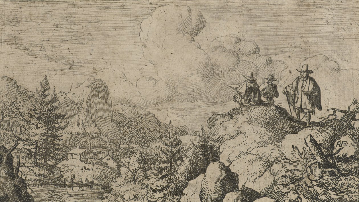 Les dessinateurs, vers 1644 - Allart van Everdingen