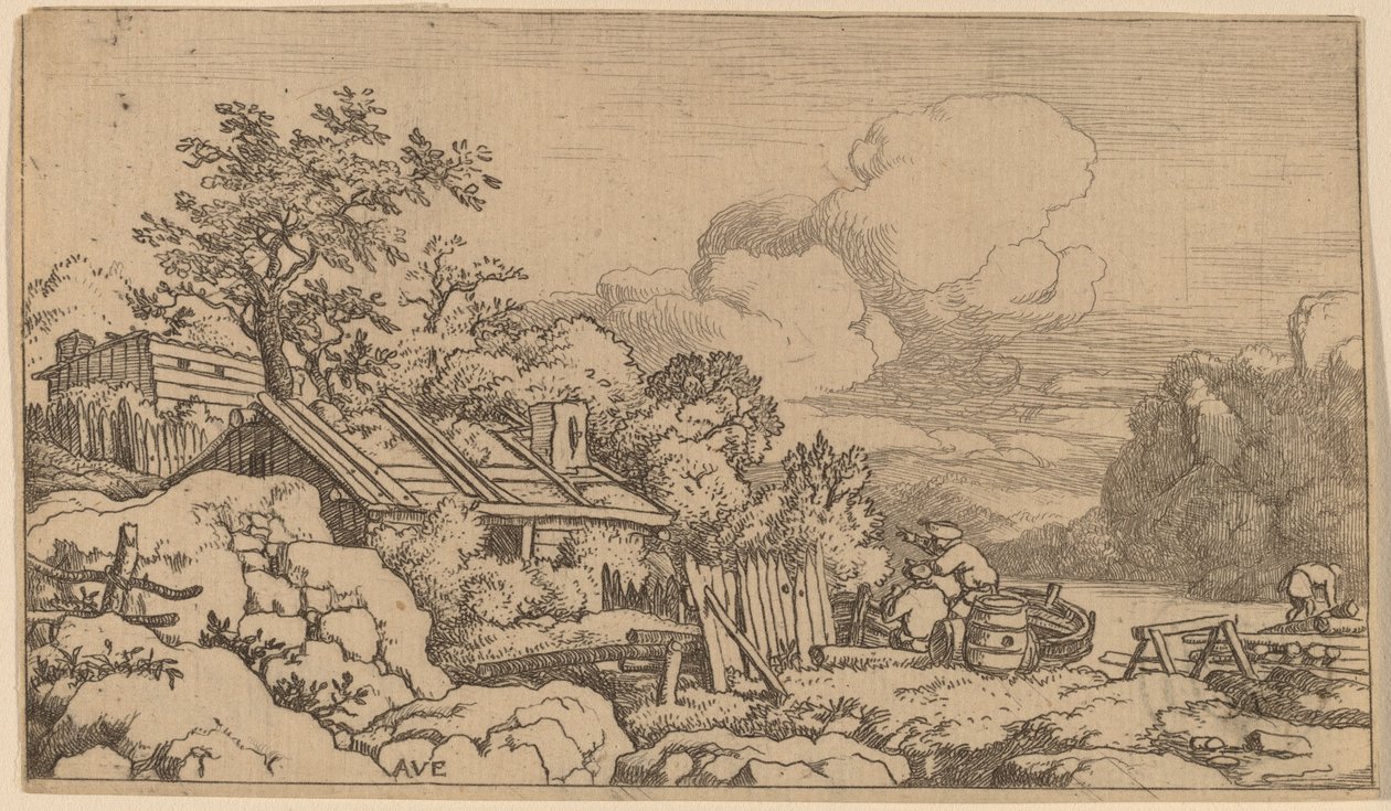 Cabane de charpentier - Allart van Everdingen