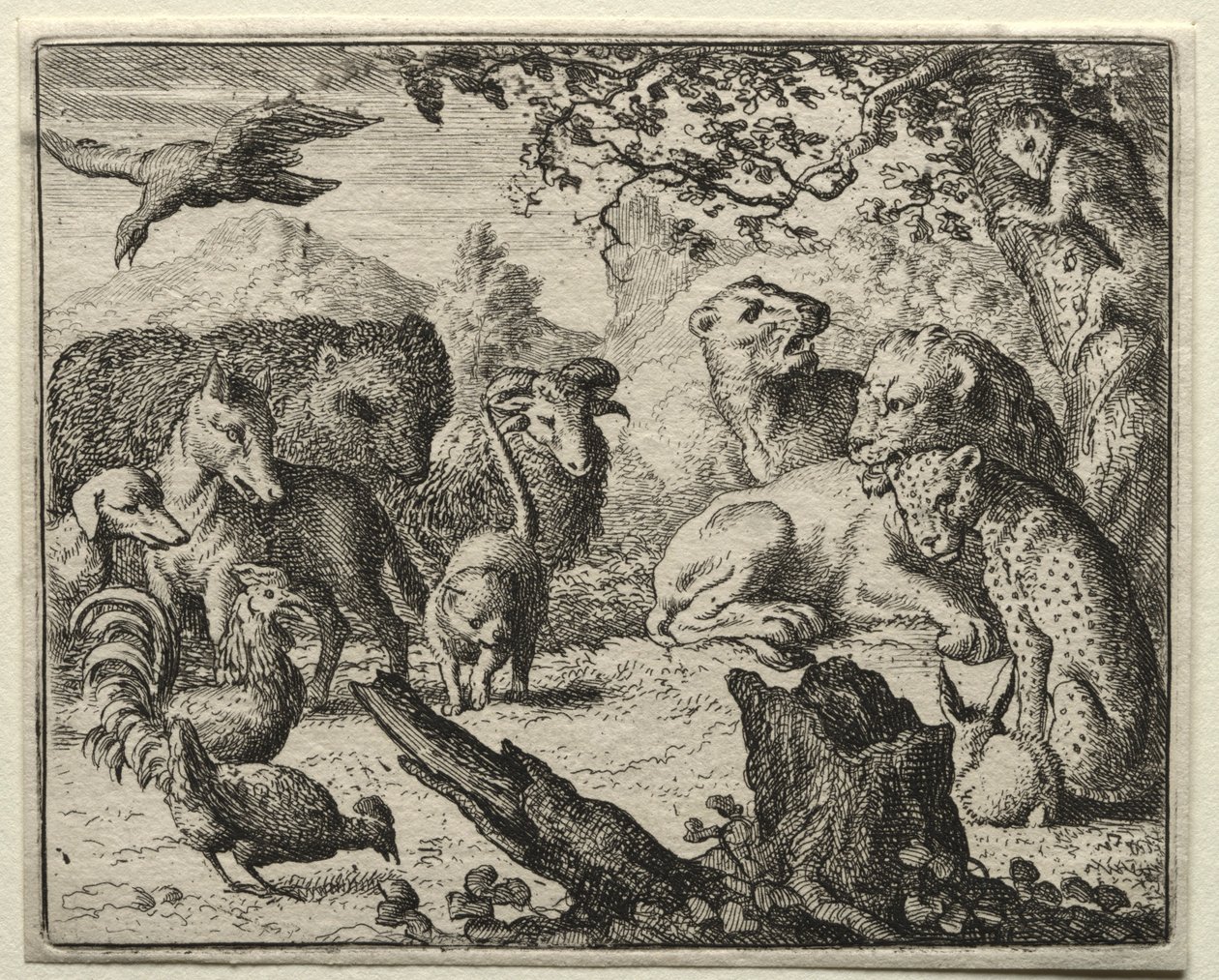 Reynard le Renard : La Cour des Lions - Allart van Everdingen