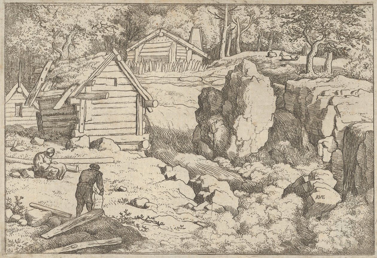 Le Charpentier, 17ème siècle - Allart van Everdingen