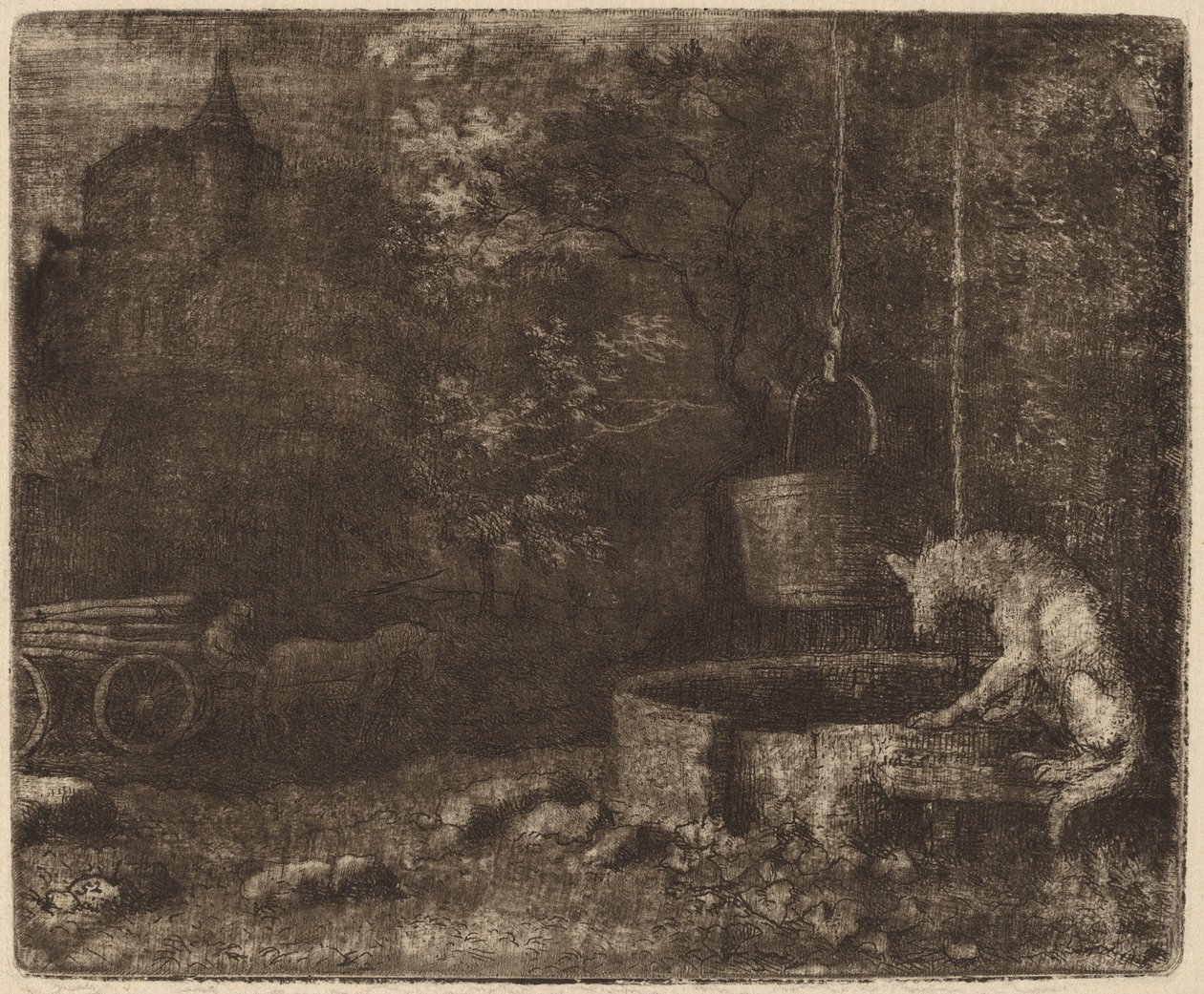 Le Loup et le Puits - Allart van Everdingen