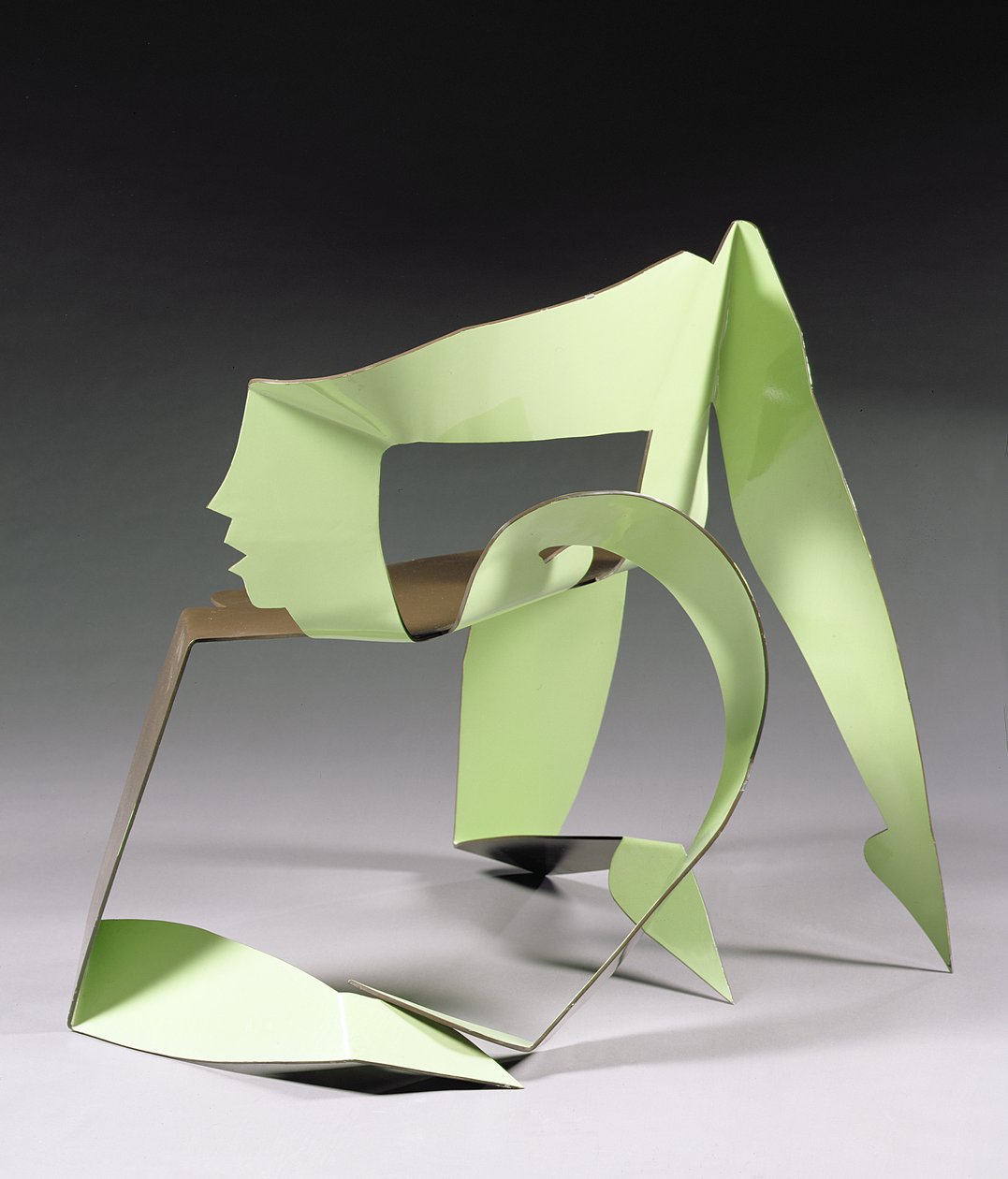 Odalisque (Sculpture sur siège) (acier peint) - Allen Jones