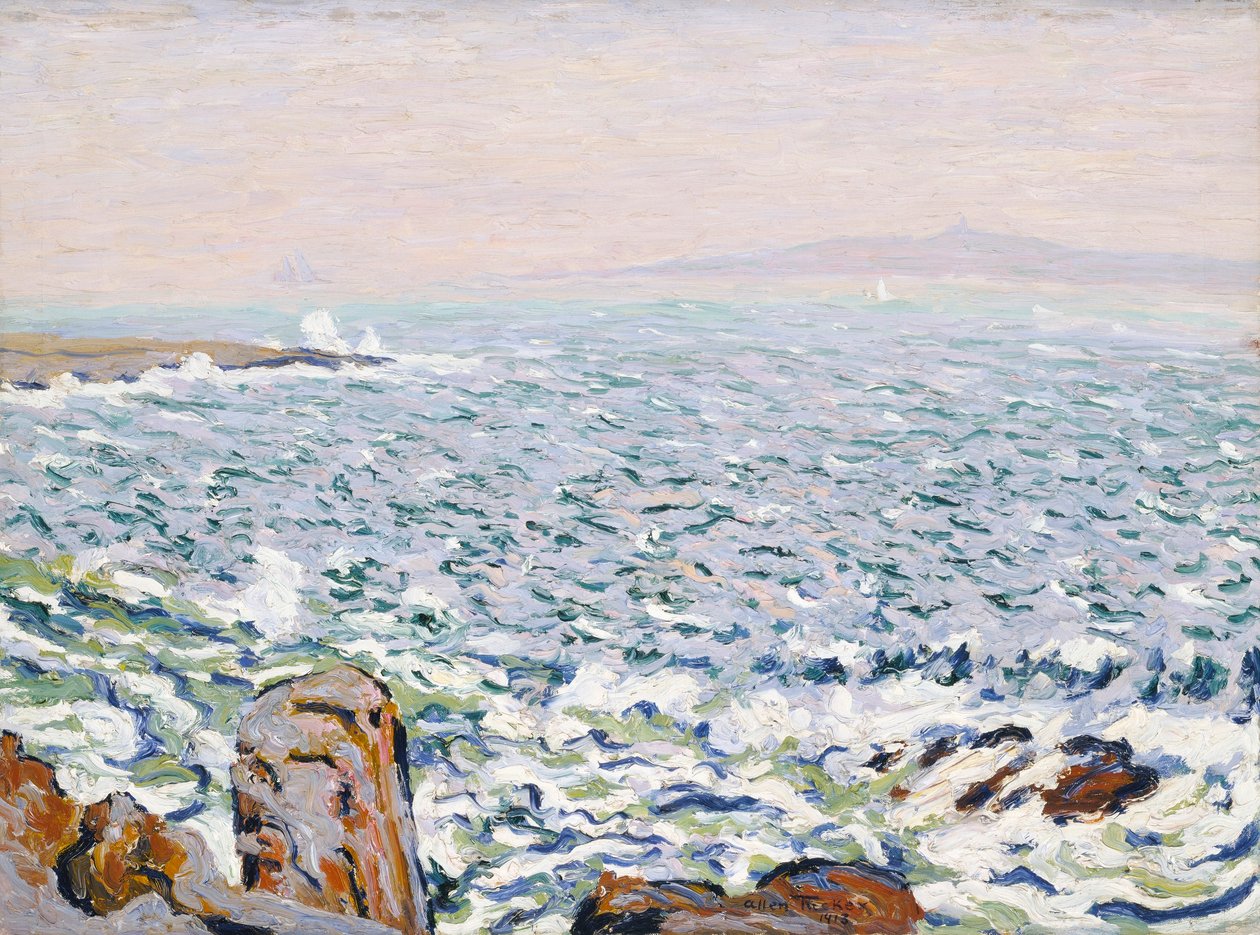 Surf Breaking, Cranberry Island - Allen Tucker