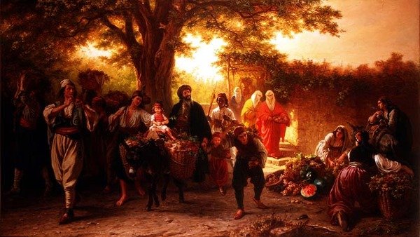 Scène festive - Alois Schonn