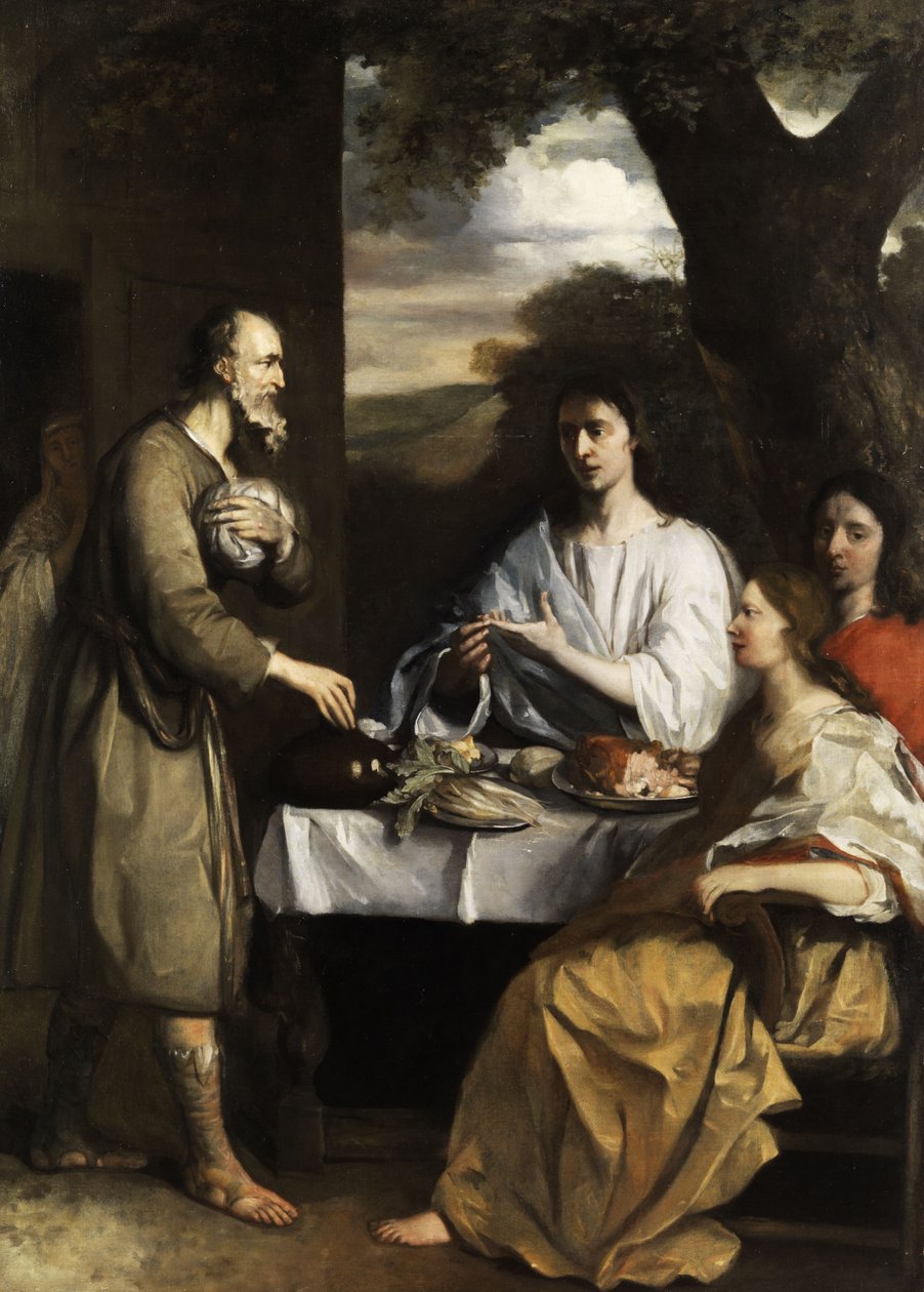 Abraham recevant les trois anges - Alonso del Arco