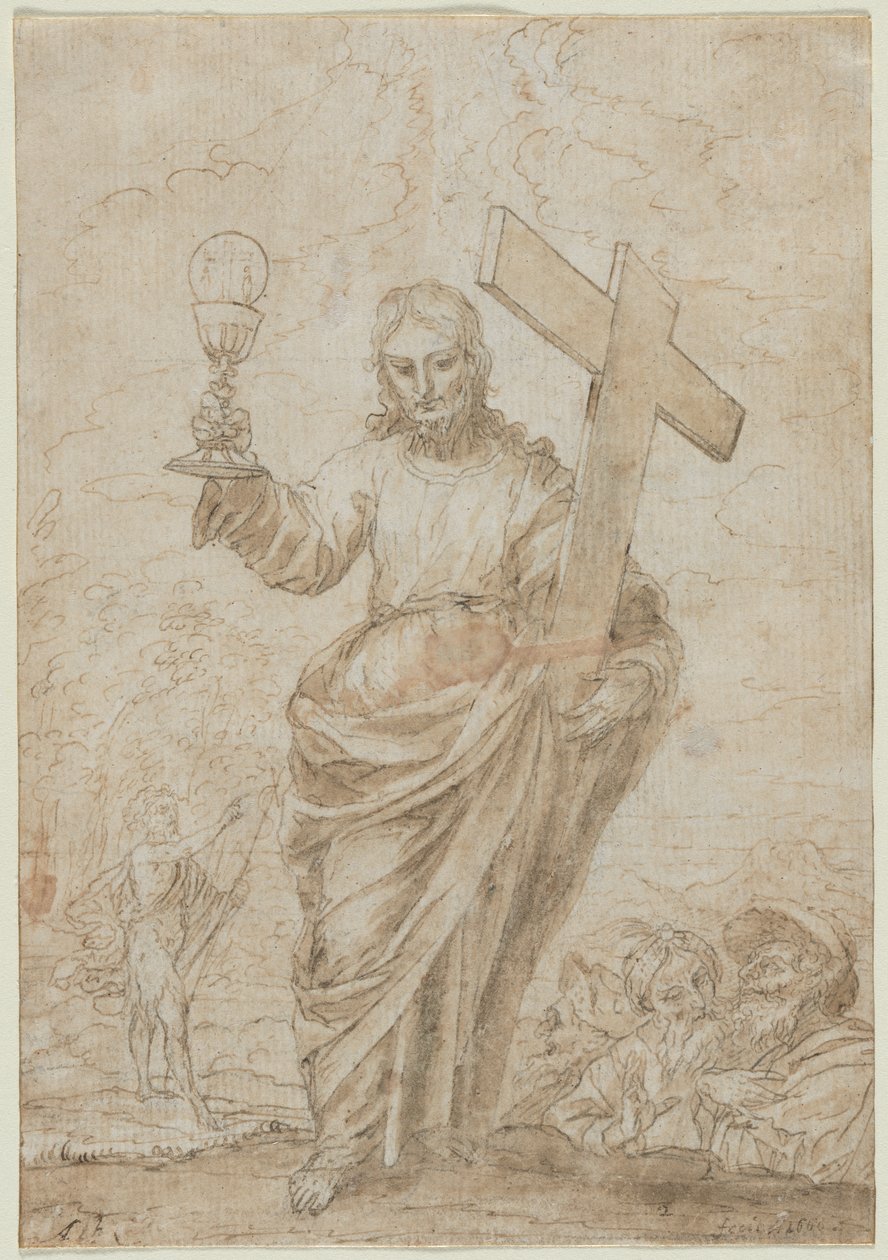 Christ tenant un calice et une croix - Alonso Cano