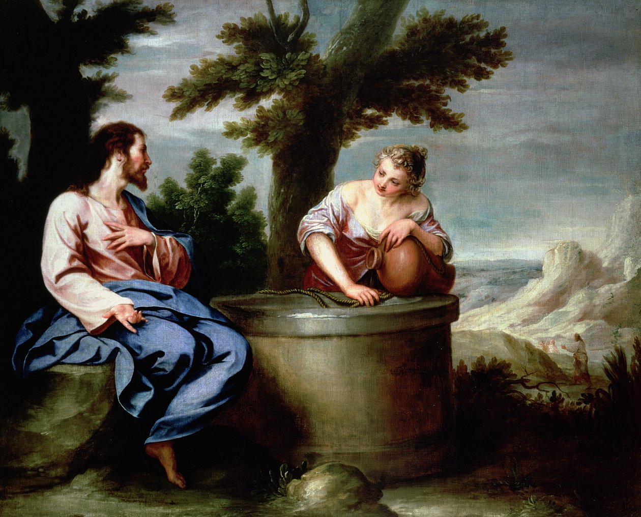 Jésus et la Femme Samaritaine - Alonso Cano