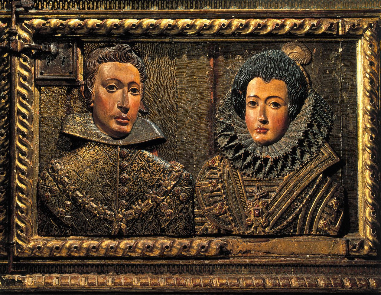 Portrait de Philippe II, relief - Alonso de Mena