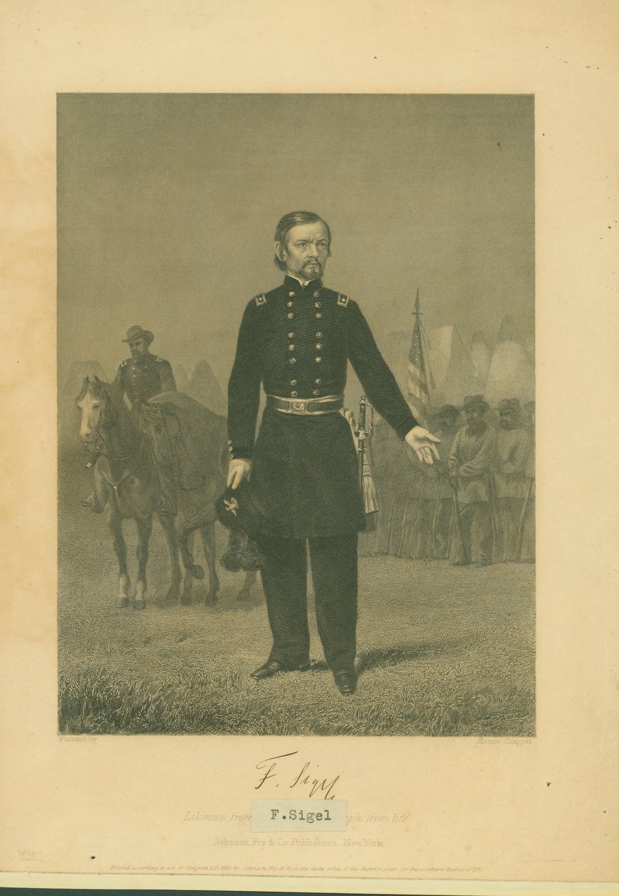 Franz Sigel, Général (Union) - Alonzo Chappel