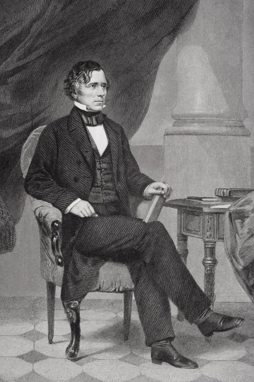 Portrait de Franklin Pierce (1804-69) - Alonzo Chappel
