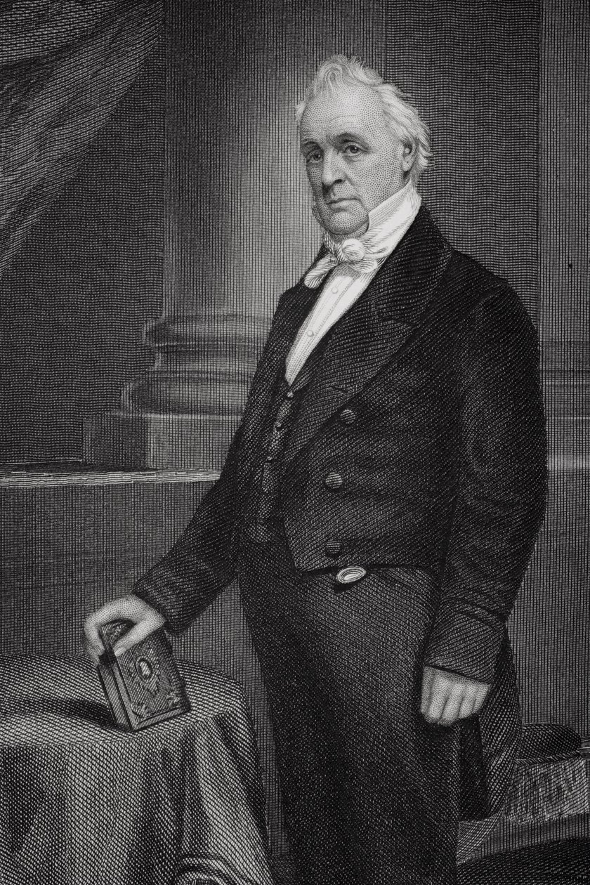 Portrait de James Buchanan (1791-1868) (détail) - Alonzo Chappel