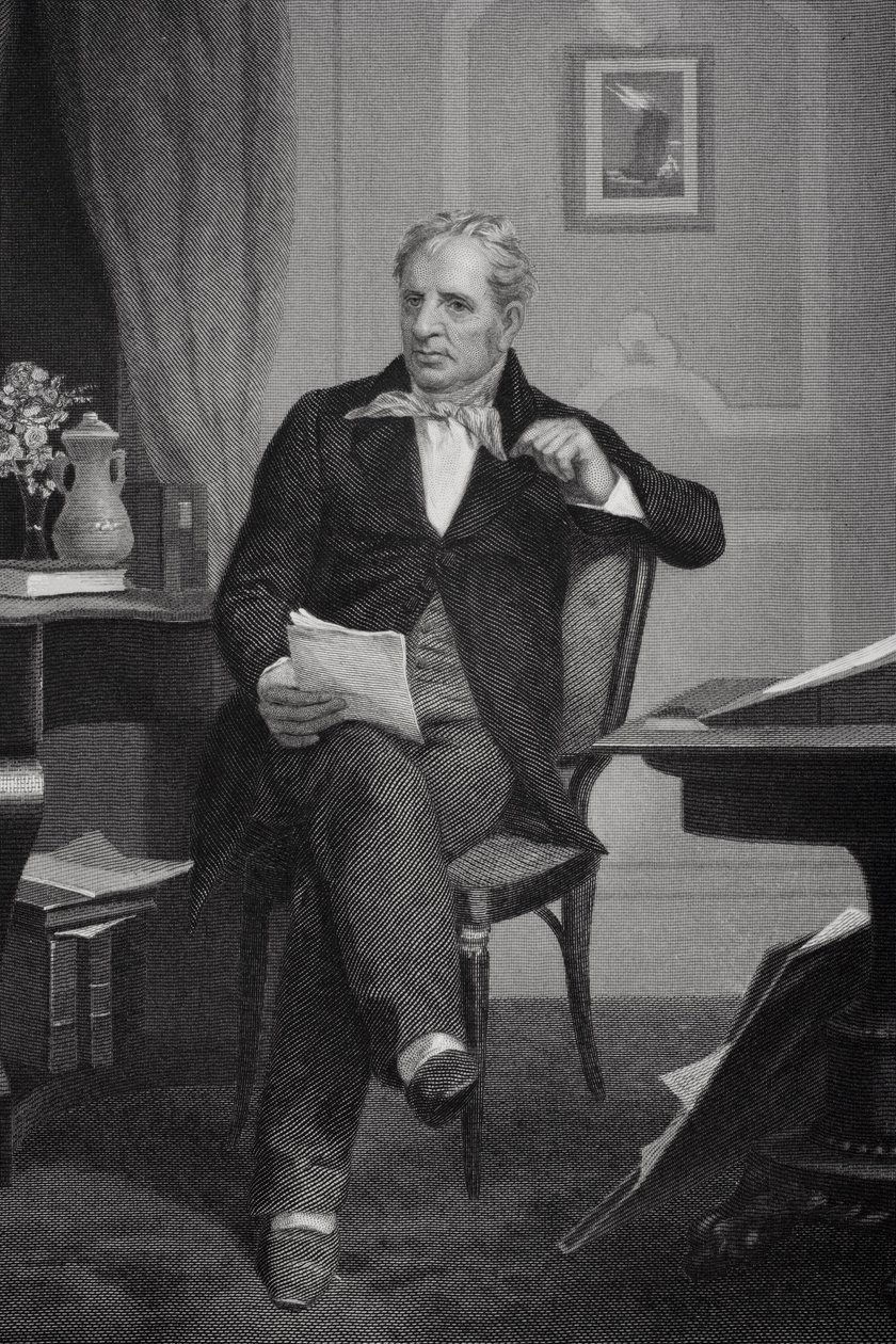 Portrait de James Fenimore Cooper (1759-1851) - Alonzo Chappel