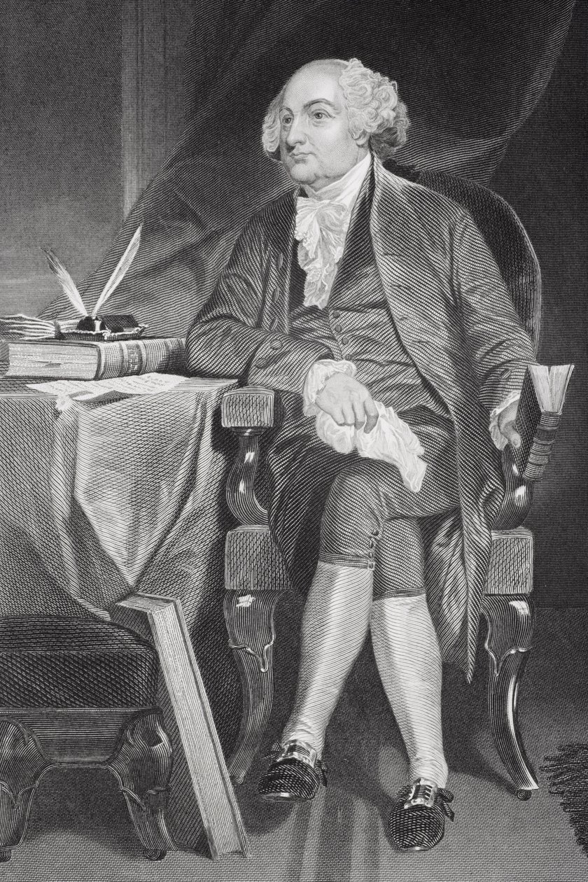 Portrait de John Adams - Alonzo Chappel