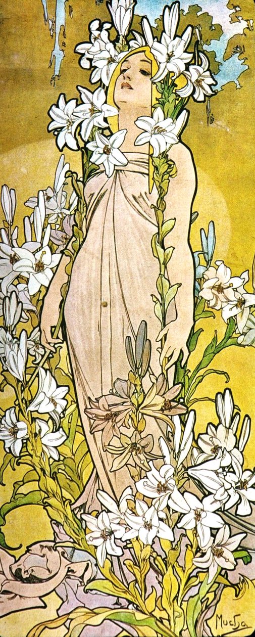 Lys - Alphonse Mucha