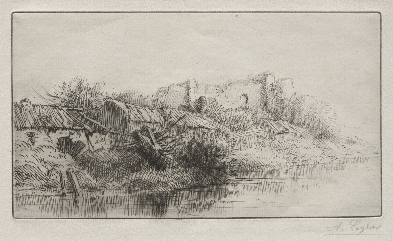 Village abandonné - Alphonse Legros
