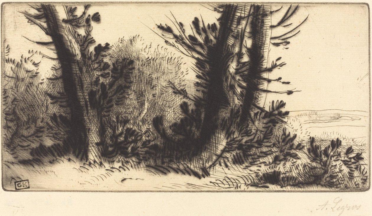 À travers champ - Alphonse Legros
