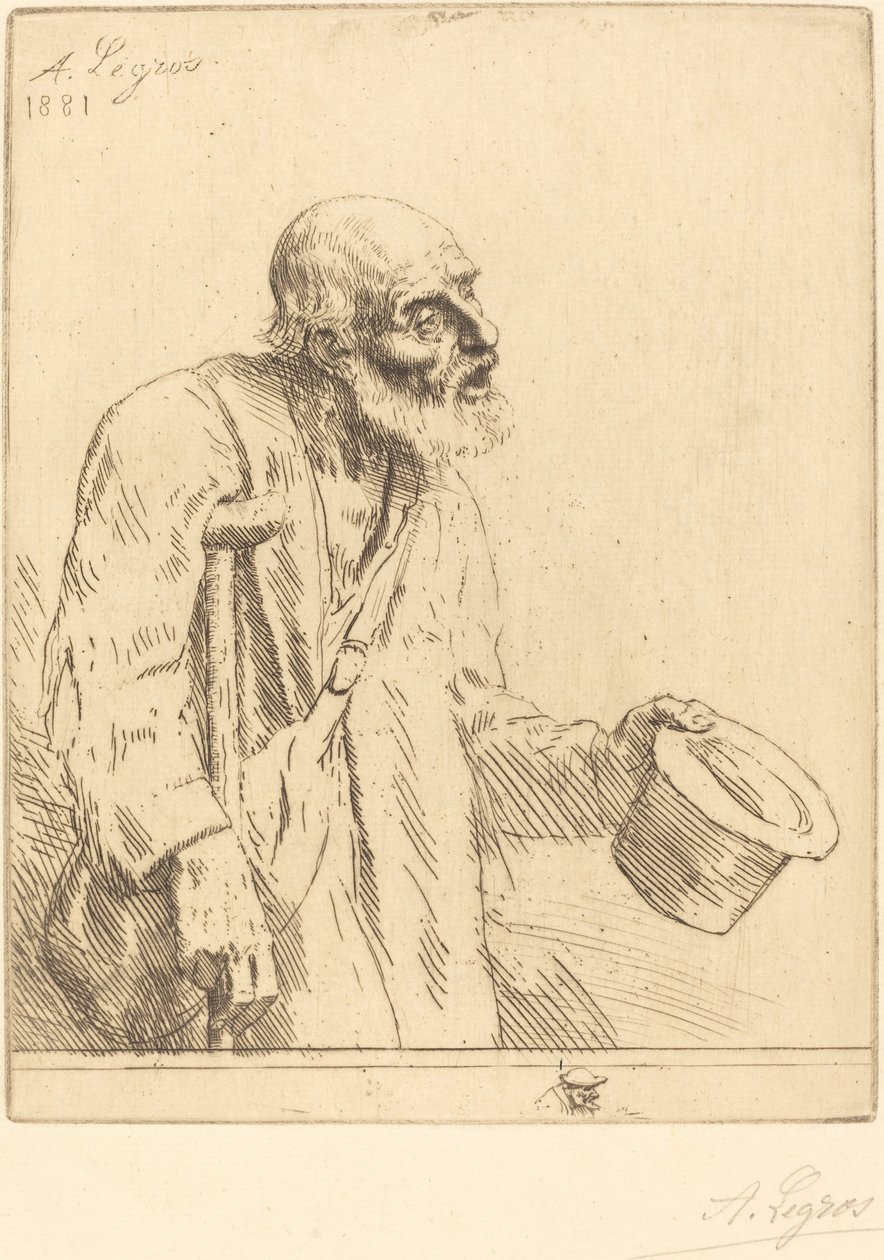 Mendiant, 1881 - Alphonse Legros