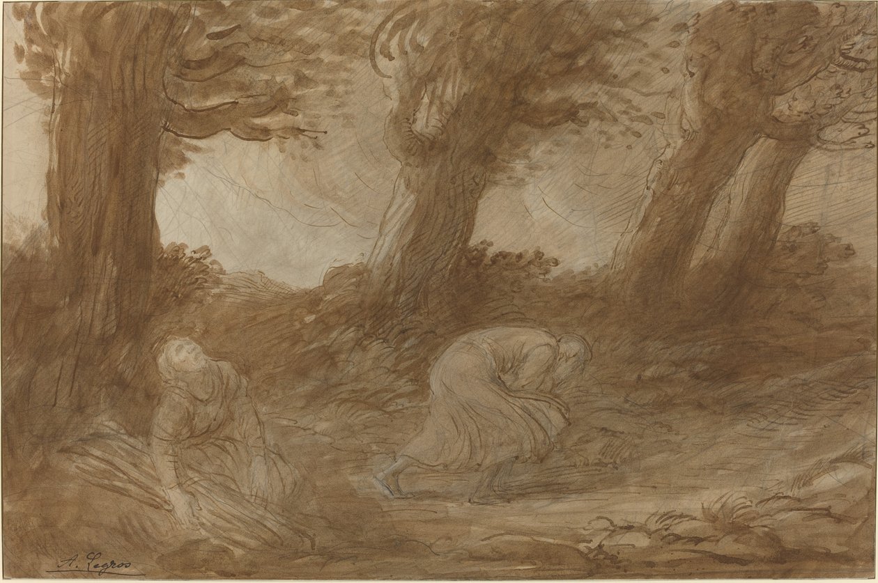 Coup de tonnerre [recto] - Alphonse Legros