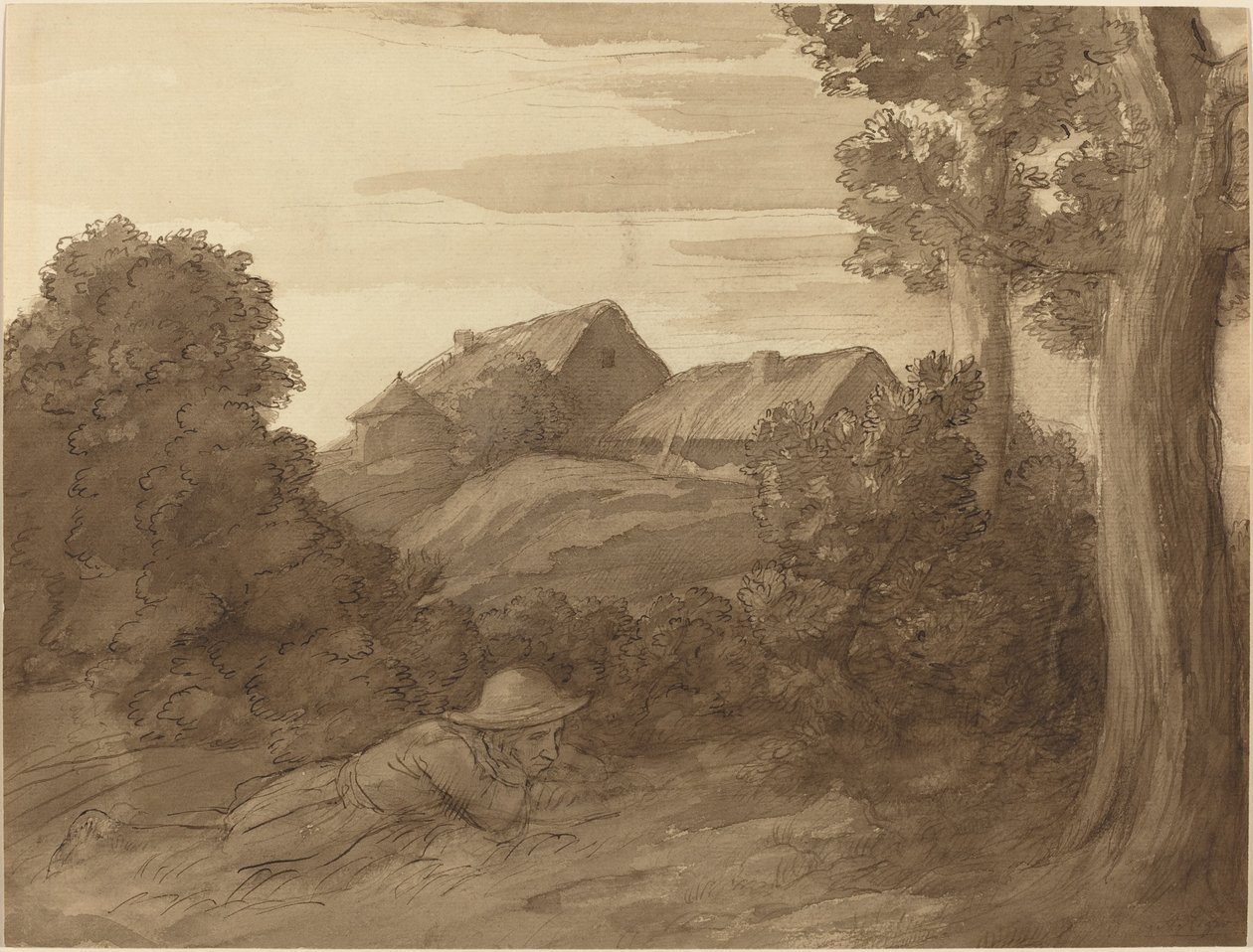 La ferme de Claude - Alphonse Legros