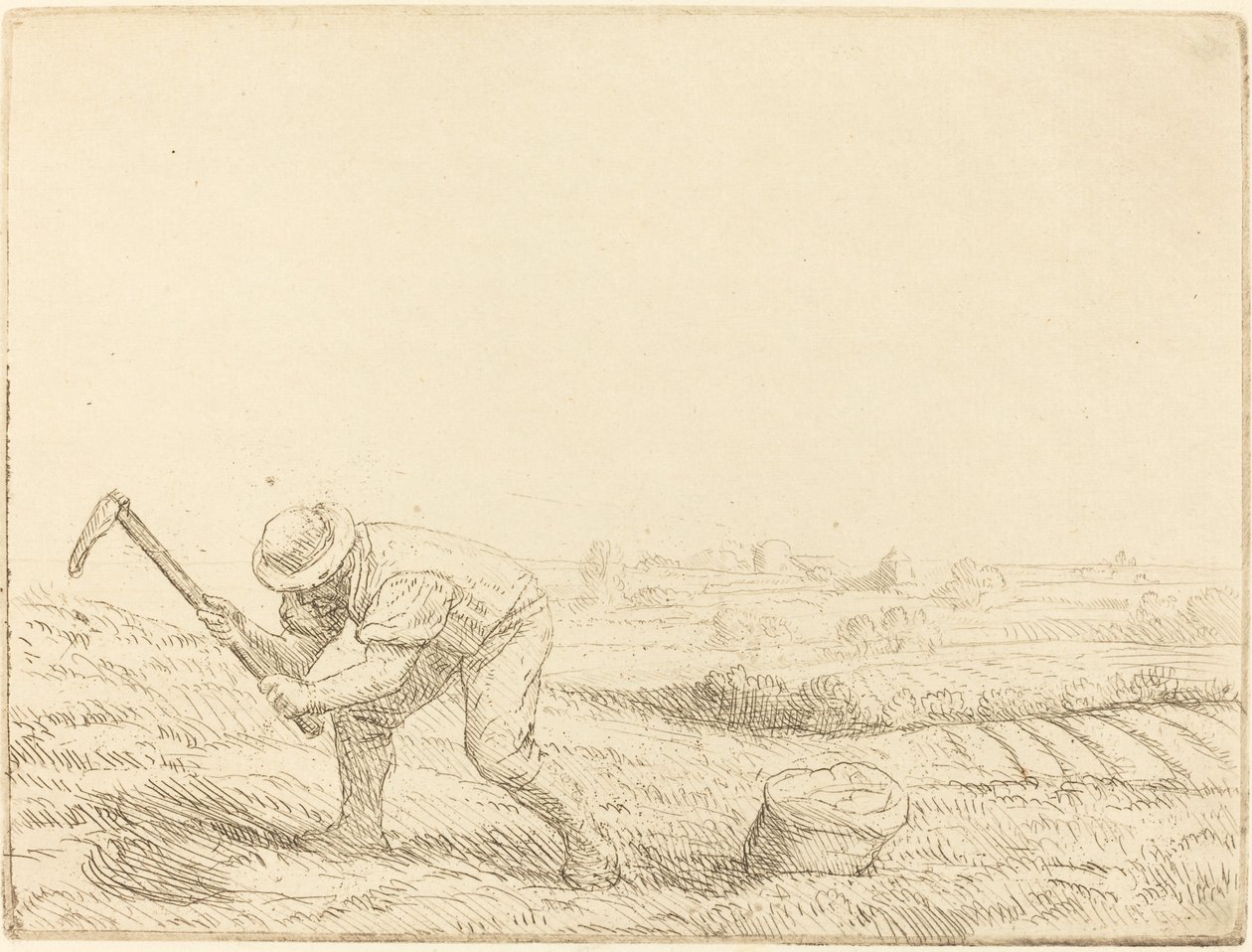 Le piocheur - Alphonse Legros